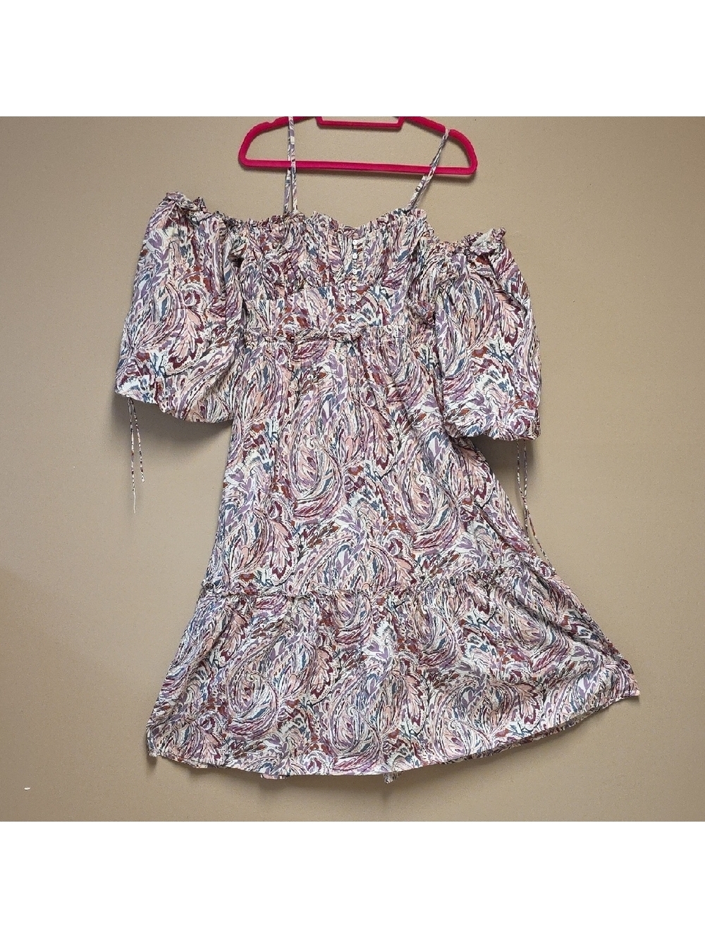 House of Harlow 1960 Abstract Print Dress